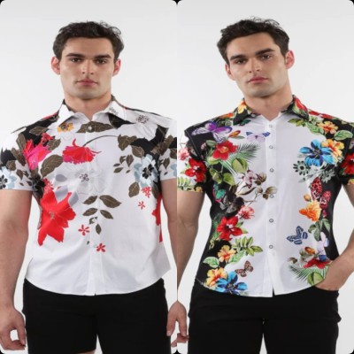 Men Slim Fit Printed Casual Shirt ( COMBO)