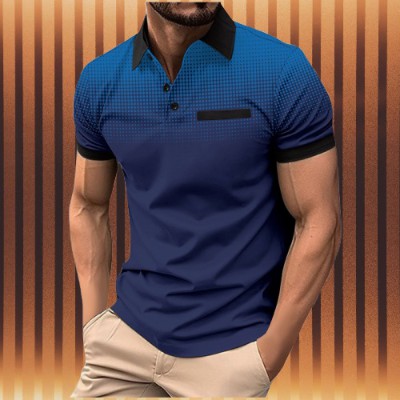 Men's Premium Gradient Polo Shirt